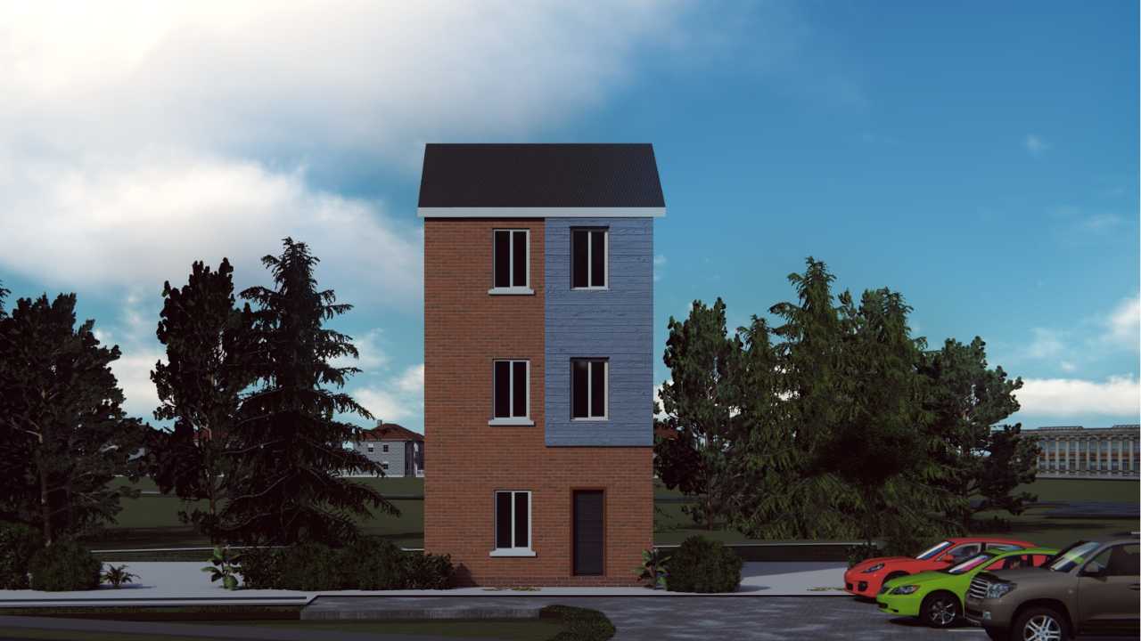 the teign side elevation